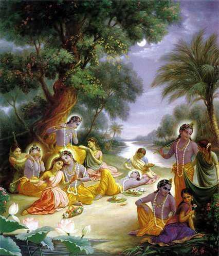 Krsna s gopijama